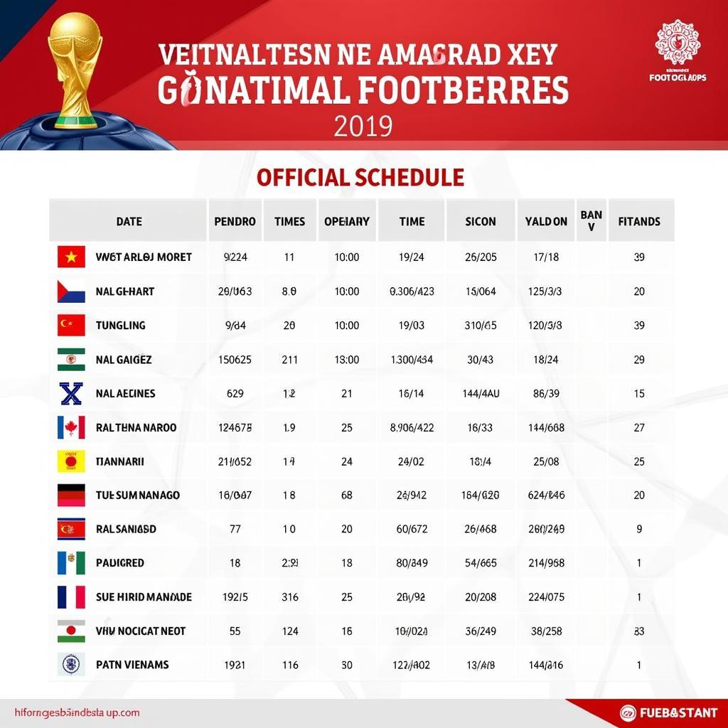 Lịch Thi Đấu Bóng Đá Việt Nam Vòng Loại World Cup