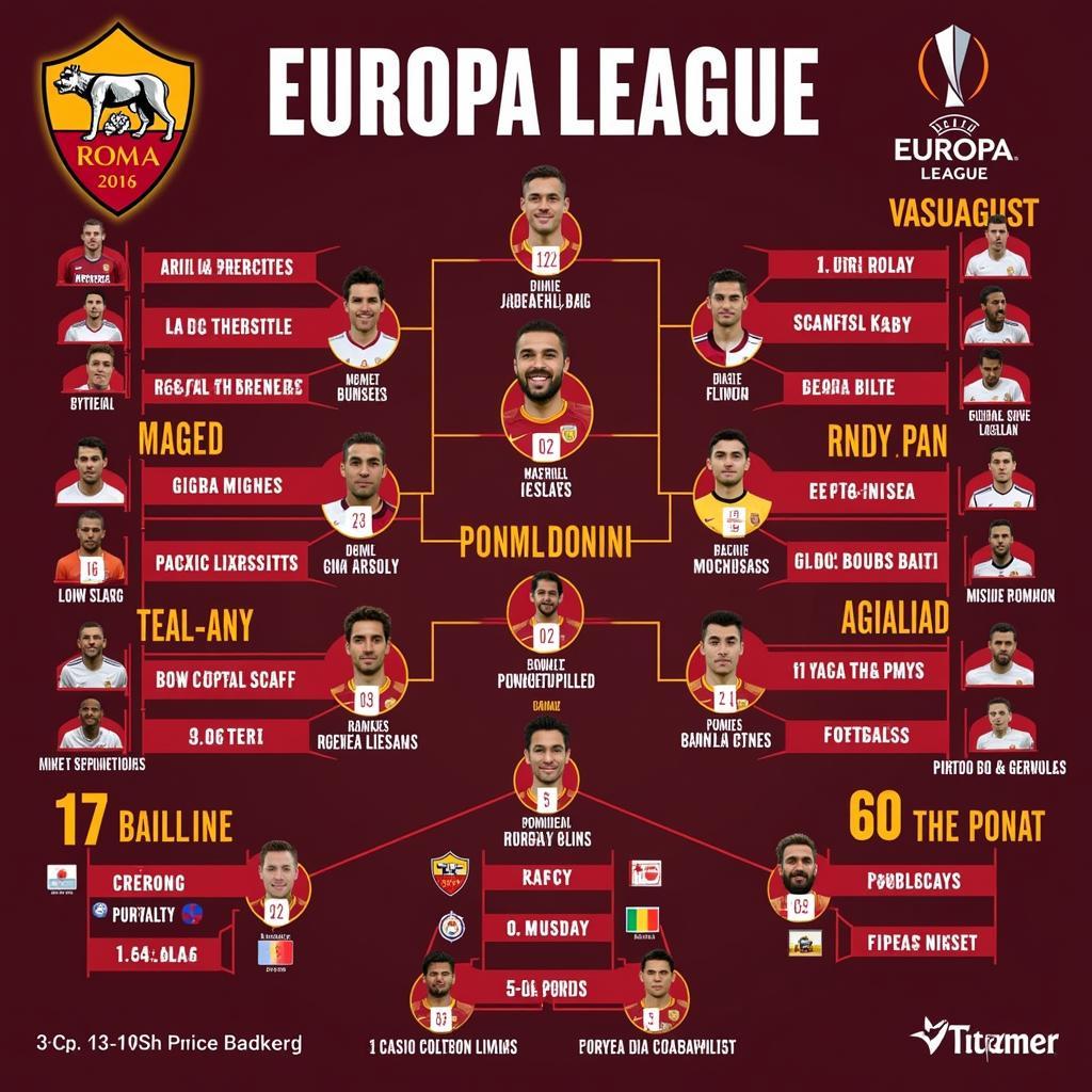 Lịch thi đấu Roma Europa League