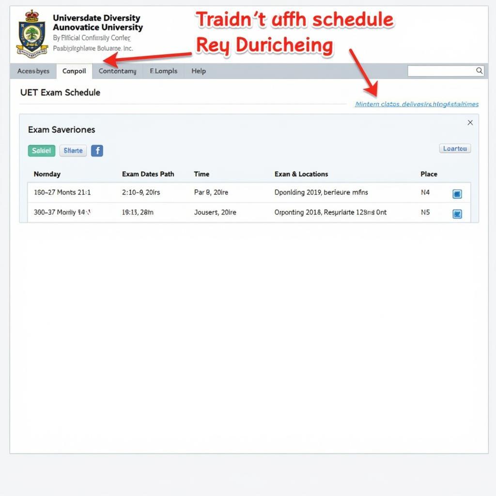 Lịch Thi UET: Tra Cứu Nhanh Chóng và Chính Xác