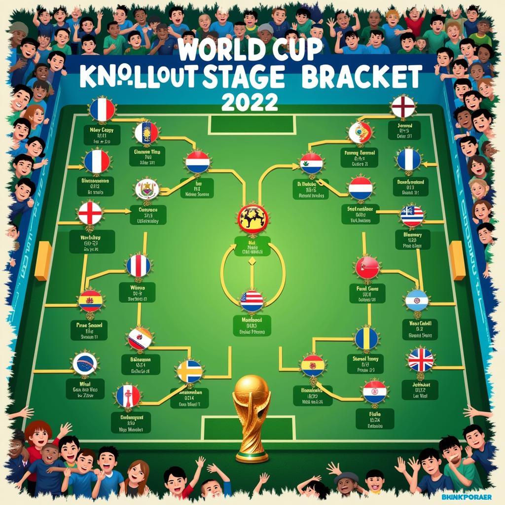 Lịch World Cup 2022 vòng loại trực tiếp