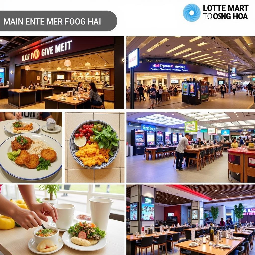 Tiện ích giải trí tại Lotte Mart Cộng Hòa