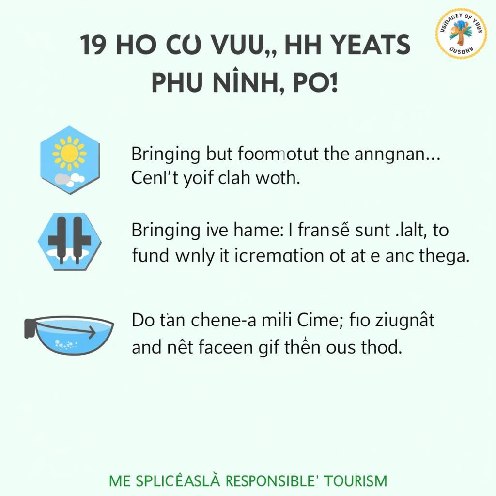 Lưu ý khi tham quan Hồ Phú Ninh như mang theo kem chống nắng, đồ bơi và giữ gìn vệ sinh môi trường