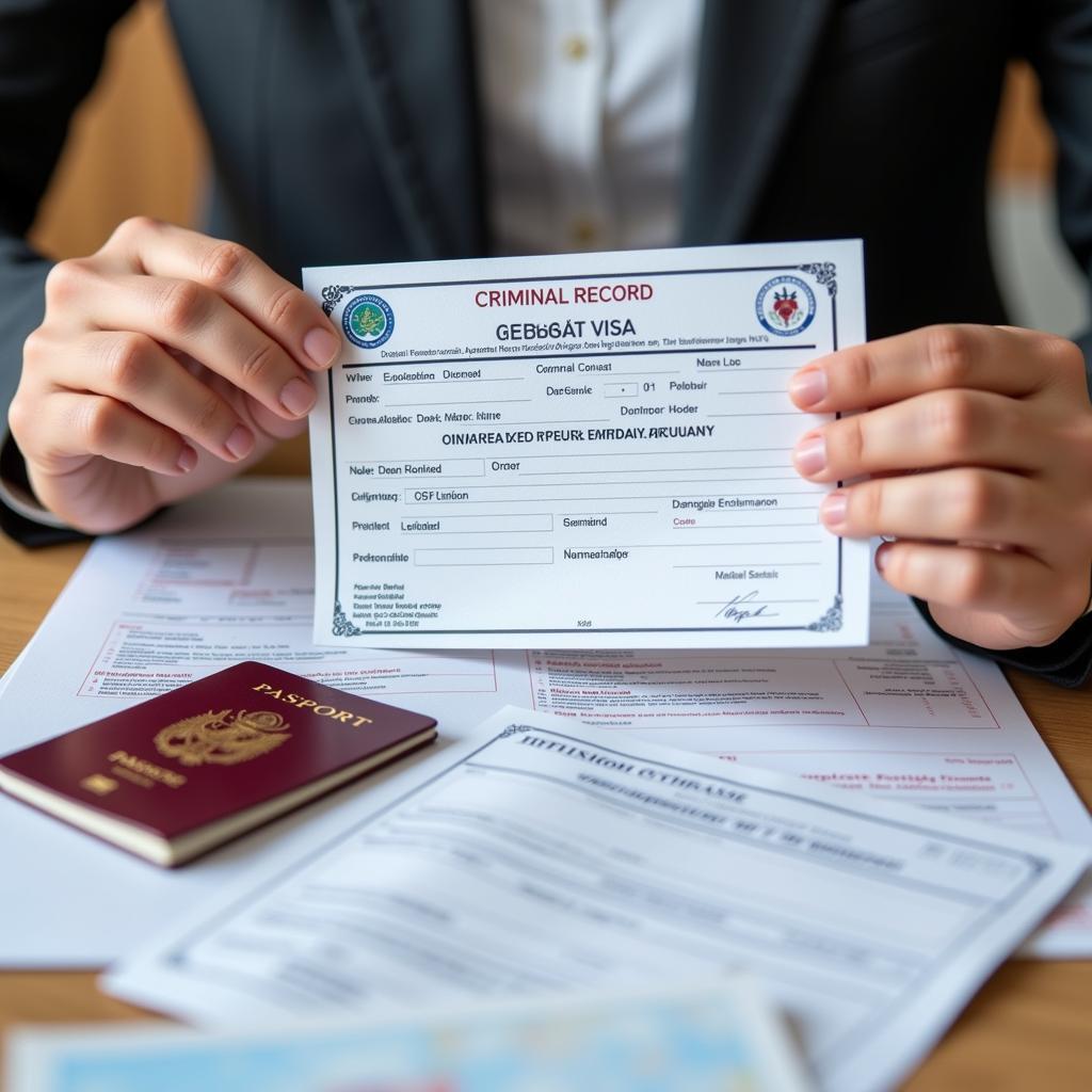 Lý lịch tư pháp xin visa Đức