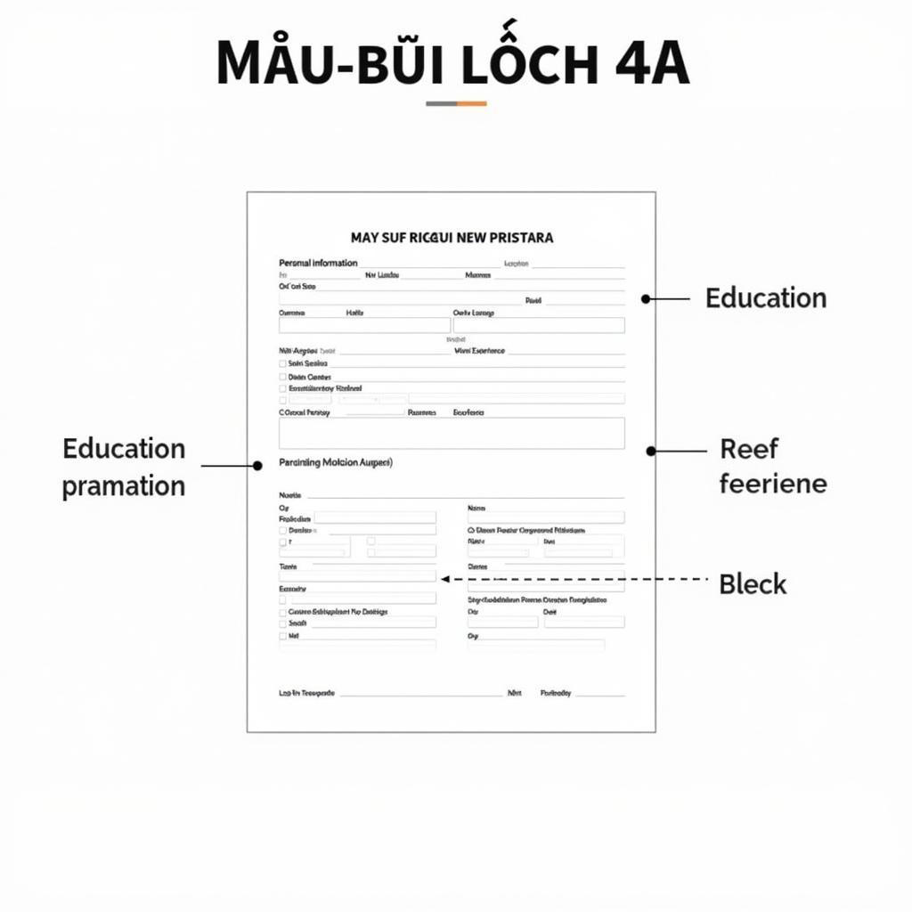 Mẫu Lý Lịch 4A: Hướng Dẫn Chi Tiết và Mẹo Hay