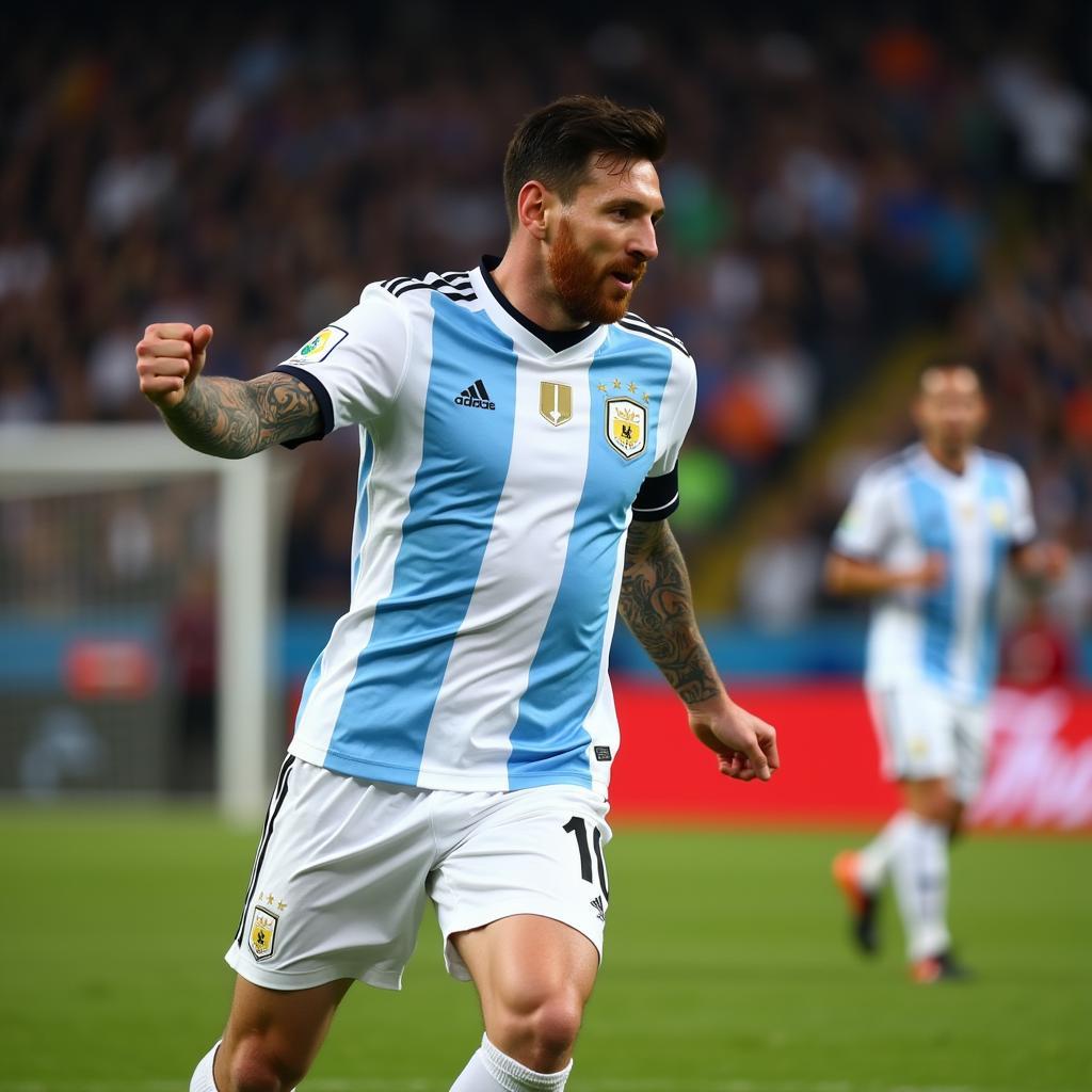 Messi trong màu áo Argentina