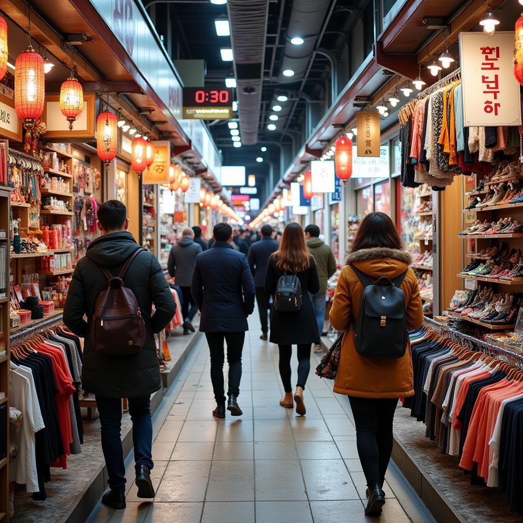 Mua sắm tại chợ Dongdaemun