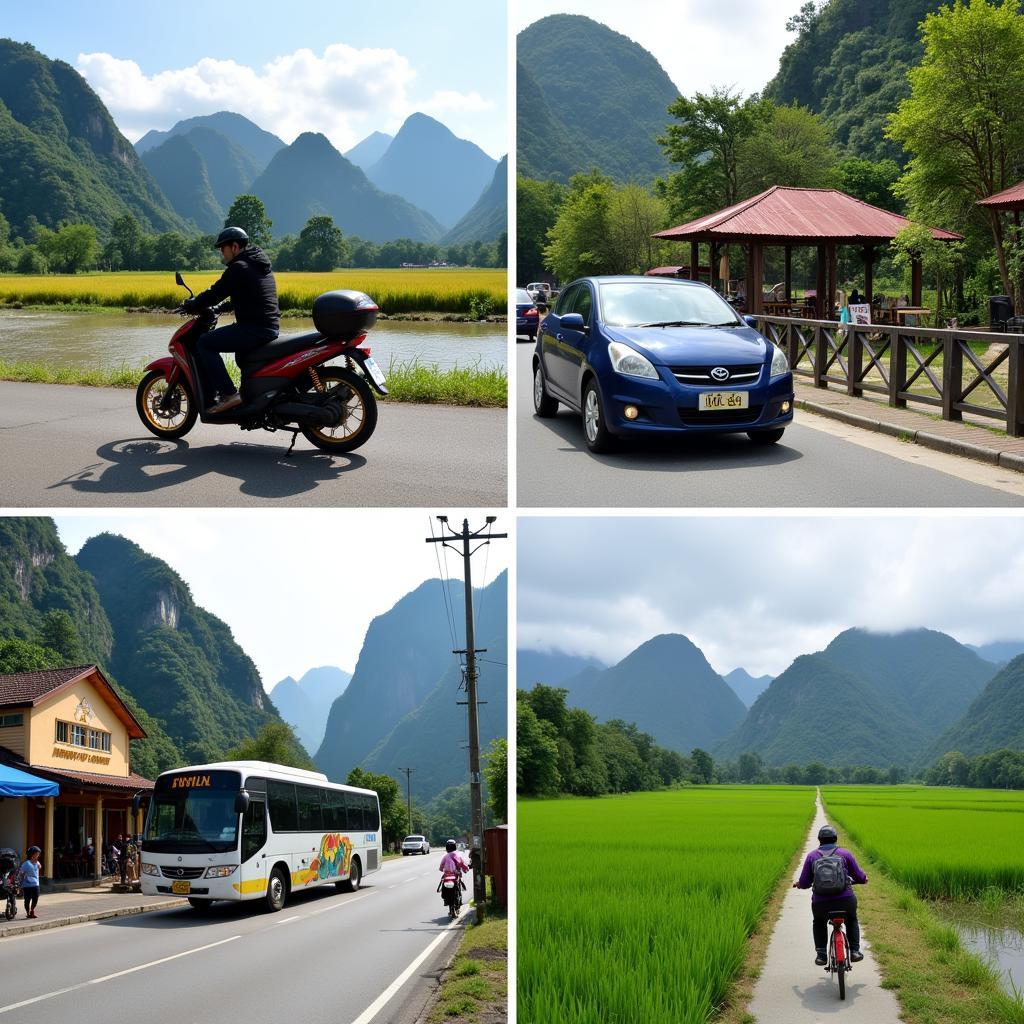 Phương tiện di chuyển Ninh Bình