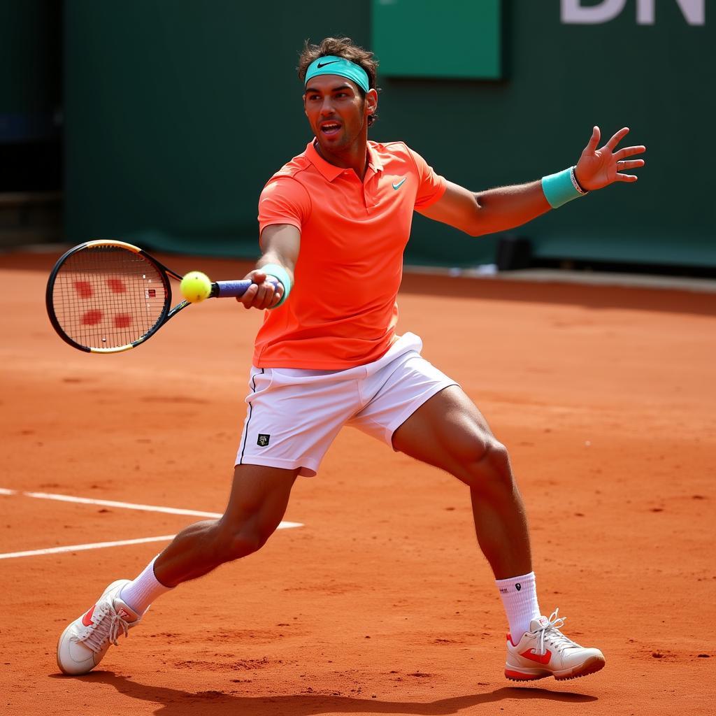 Rafael Nadal at Roland Garros 2023