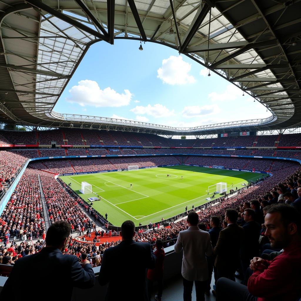 Sân vận động Parc des Princes ở Paris