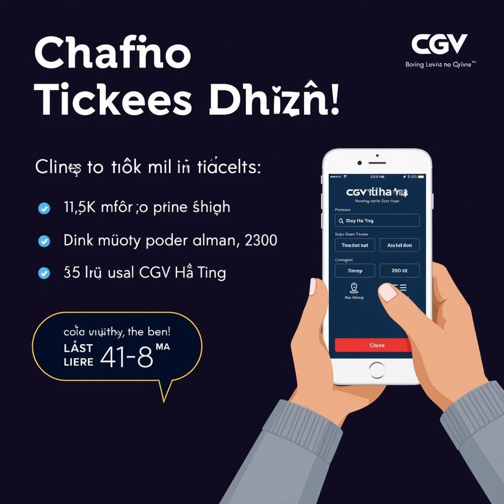 Săn vé giá rẻ CGV Hà Tĩnh