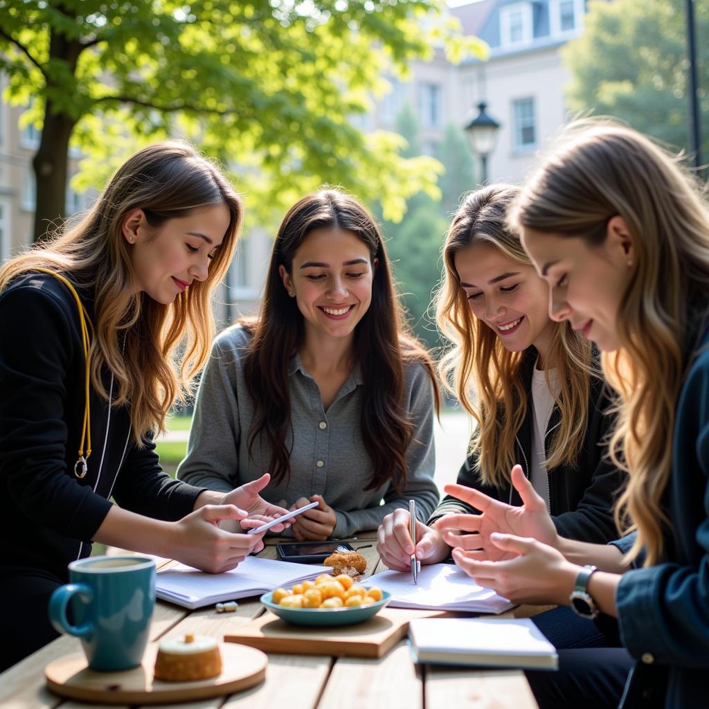 Sinh viên cao đẳng du lịch: Hình ảnh sinh viên tham gia hoạt động ngoại khóa