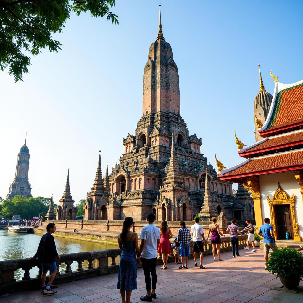 Tham quan Chùa Wat Arun ở Bangkok