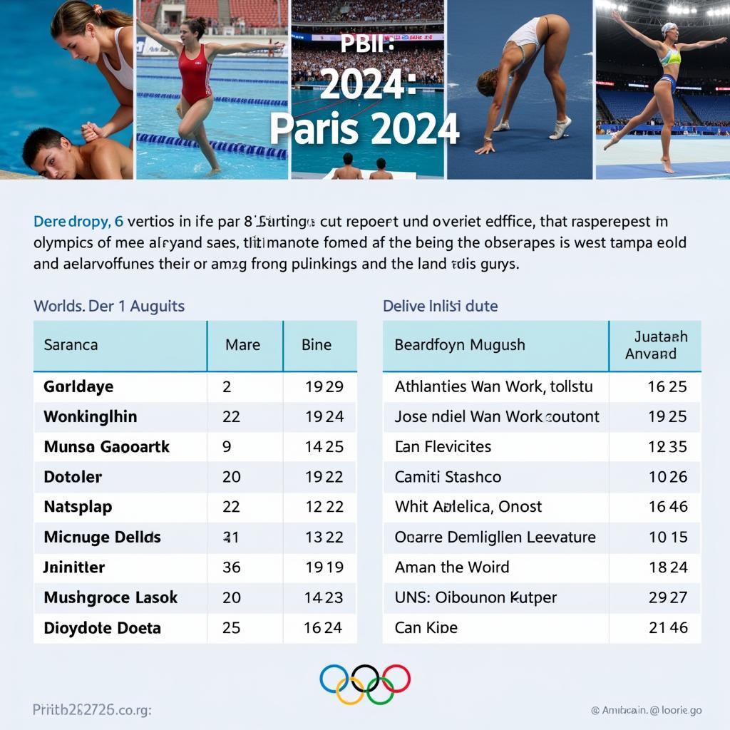 Lịch thi đấu Thế Vận hội Paris 2024 tháng 8