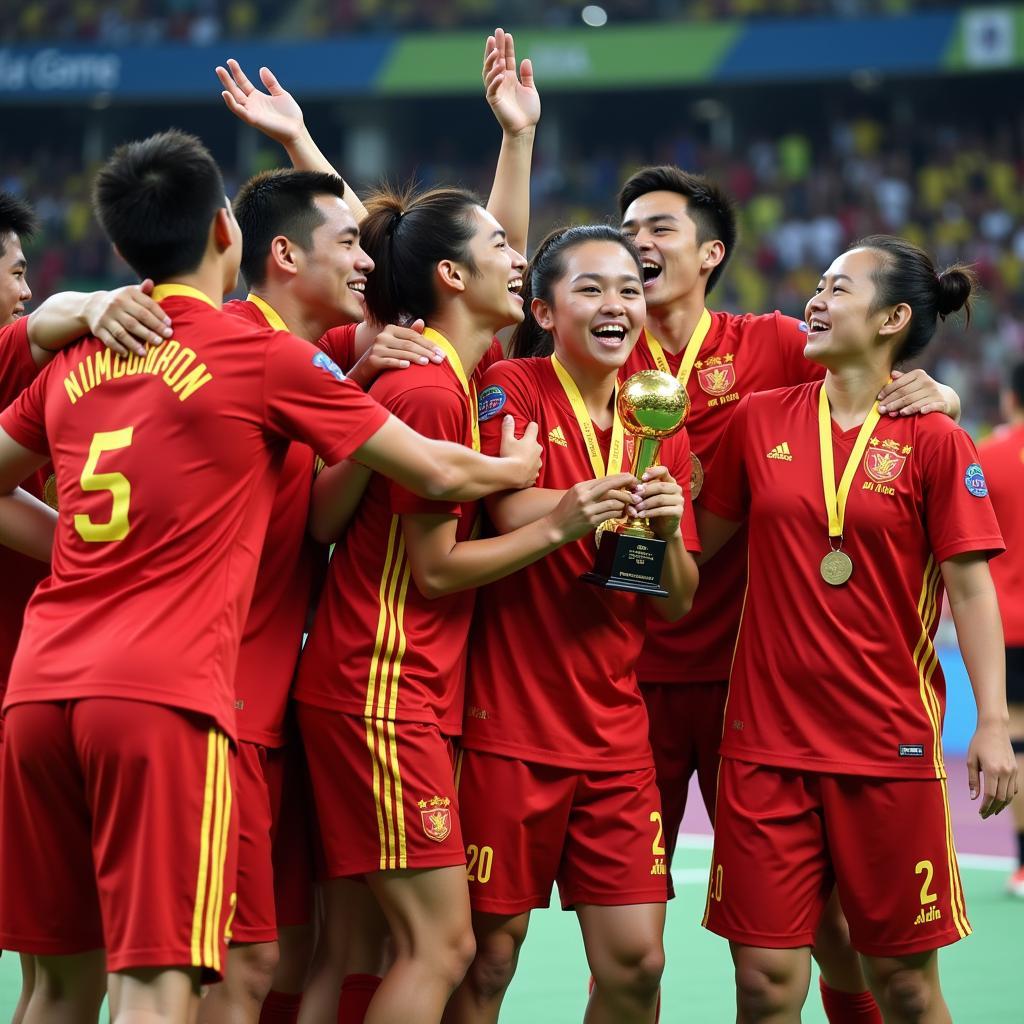 U23 Việt Nam chiến thắng tại Sea Games 31