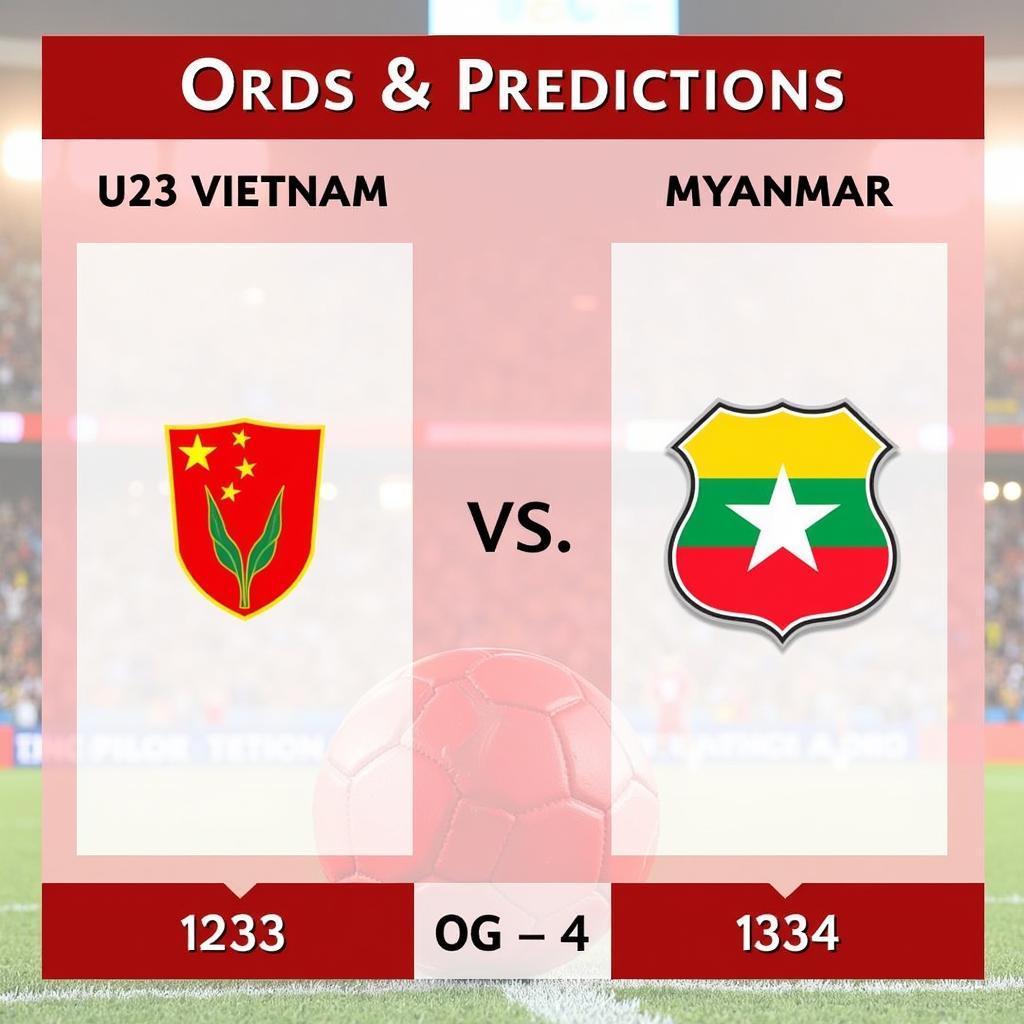 U23 Việt Nam vs Myanmar soi kèo