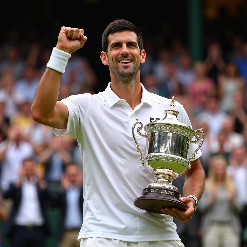 Novak Djokovic chiến thắng Wimbledon 2021