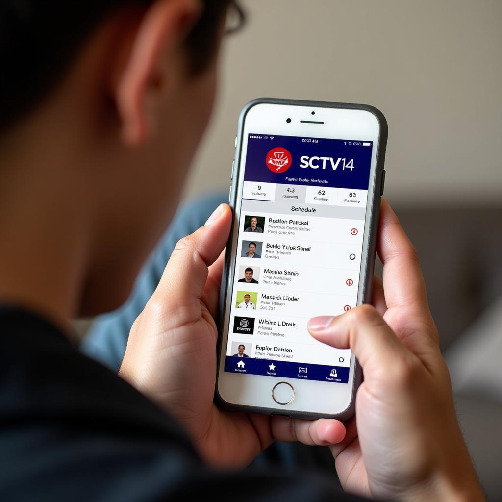 Xem lịch phát sóng SCTV14 trên điện thoại