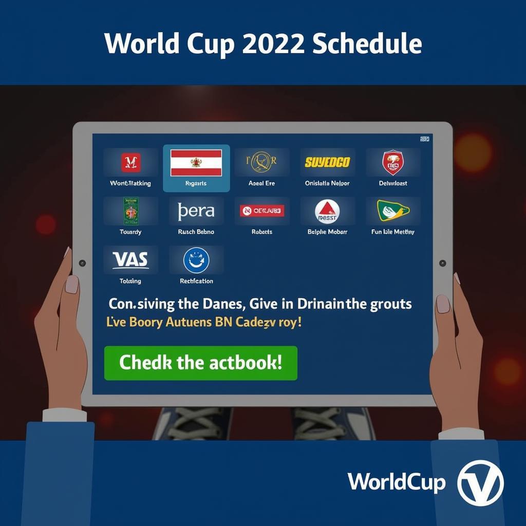 Xem lịch trực tiếp World Cup 2022 trên VTV