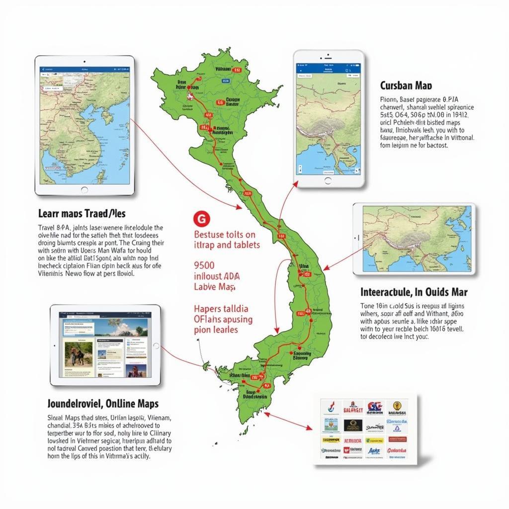 Khám Phá Việt Nam Qua Bản Đồ Du Lịch