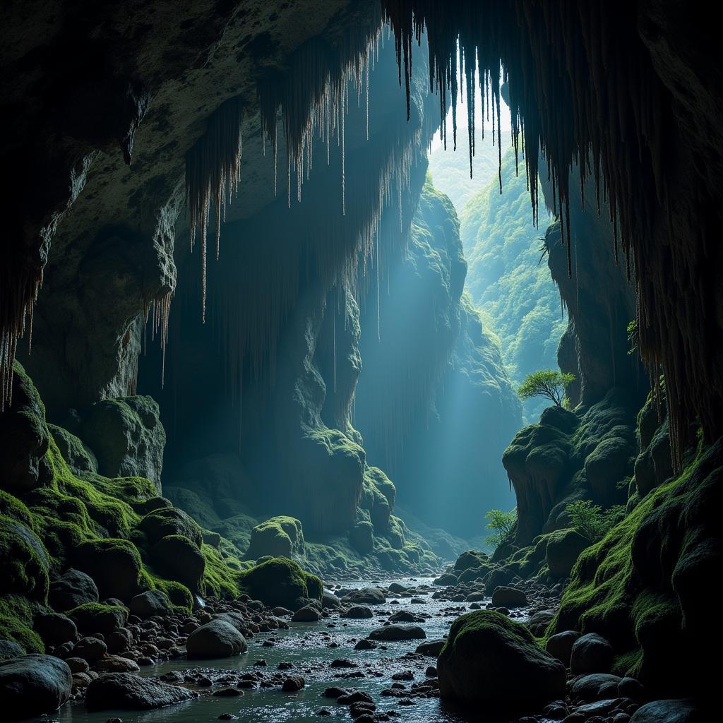 Hang động Na Hang kỳ bí, huyền ảo với những nhũ đá lung linh, tạo nên một không gian huyền bí và thu hút du khách khám phá.