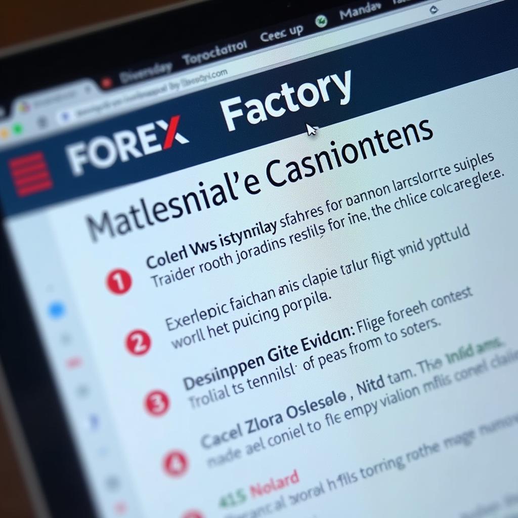 Lịch Kinh Tế Forex Factory: Công cụ đắc lực cho trader