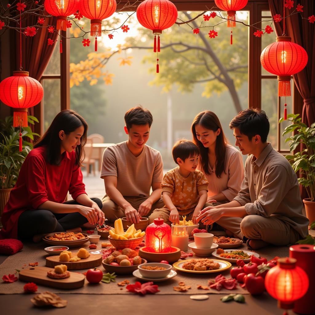 Không khí Tết truyền thống 2019