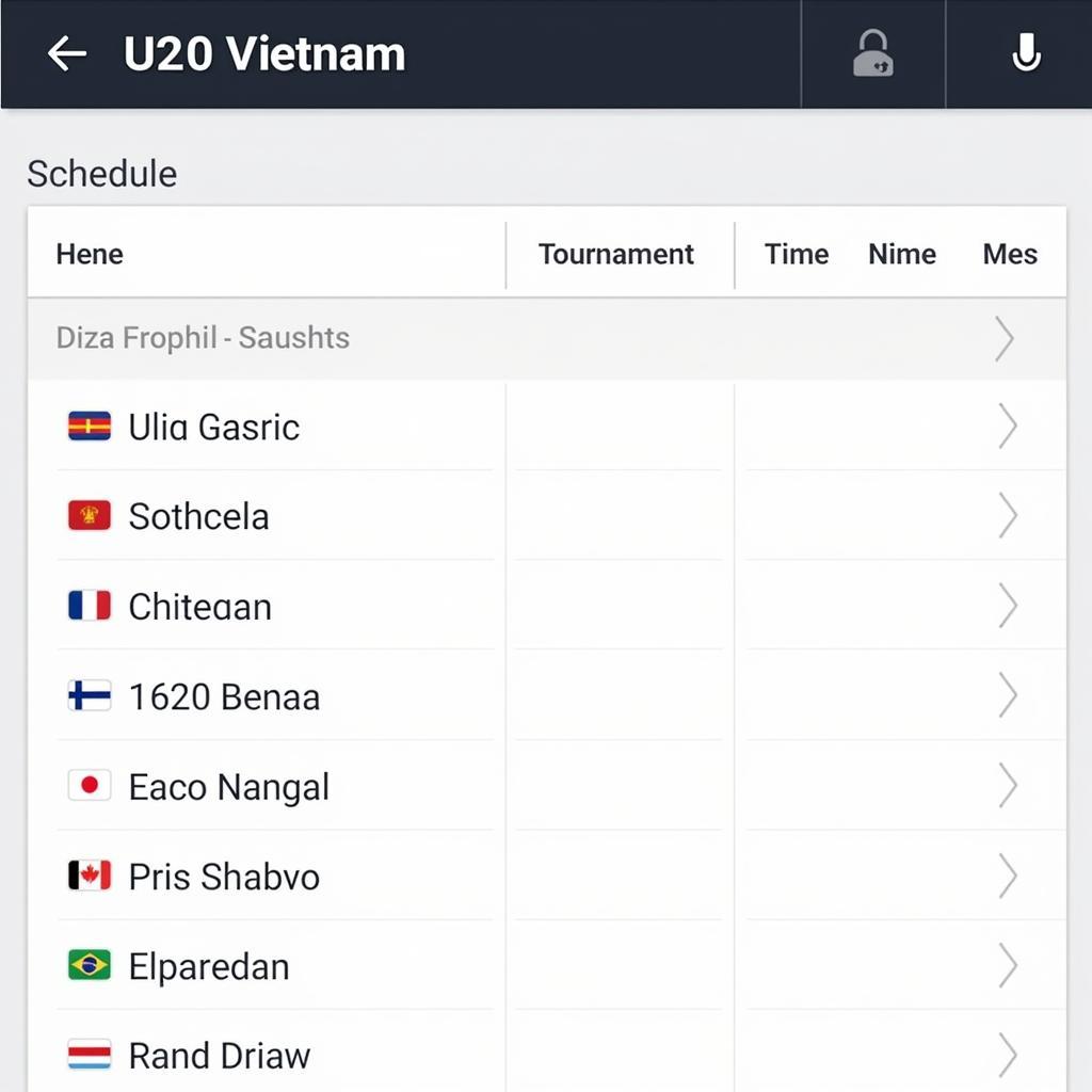 Lịch Bóng Đá U20 Việt Nam Hôm Nay