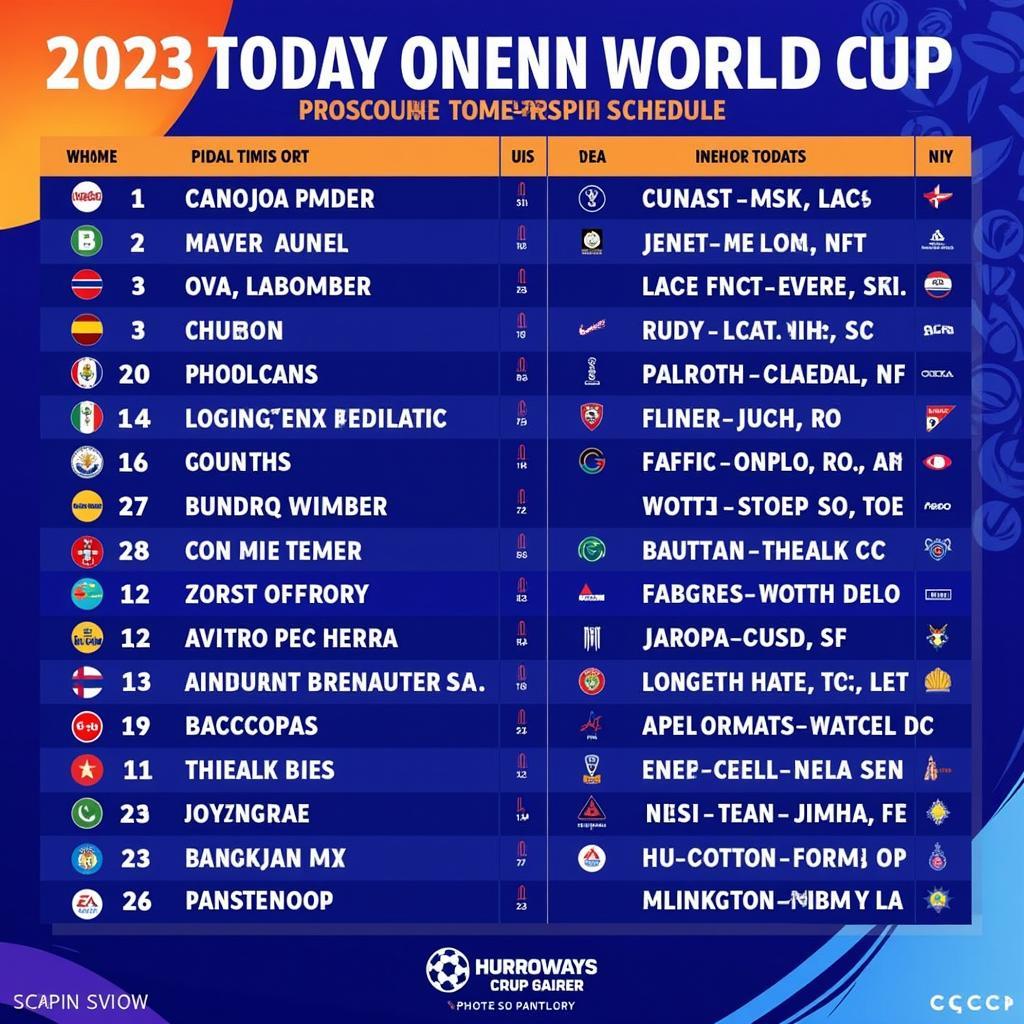 Lịch Thi Đấu World Cup Nữ 2023 Hôm Nay