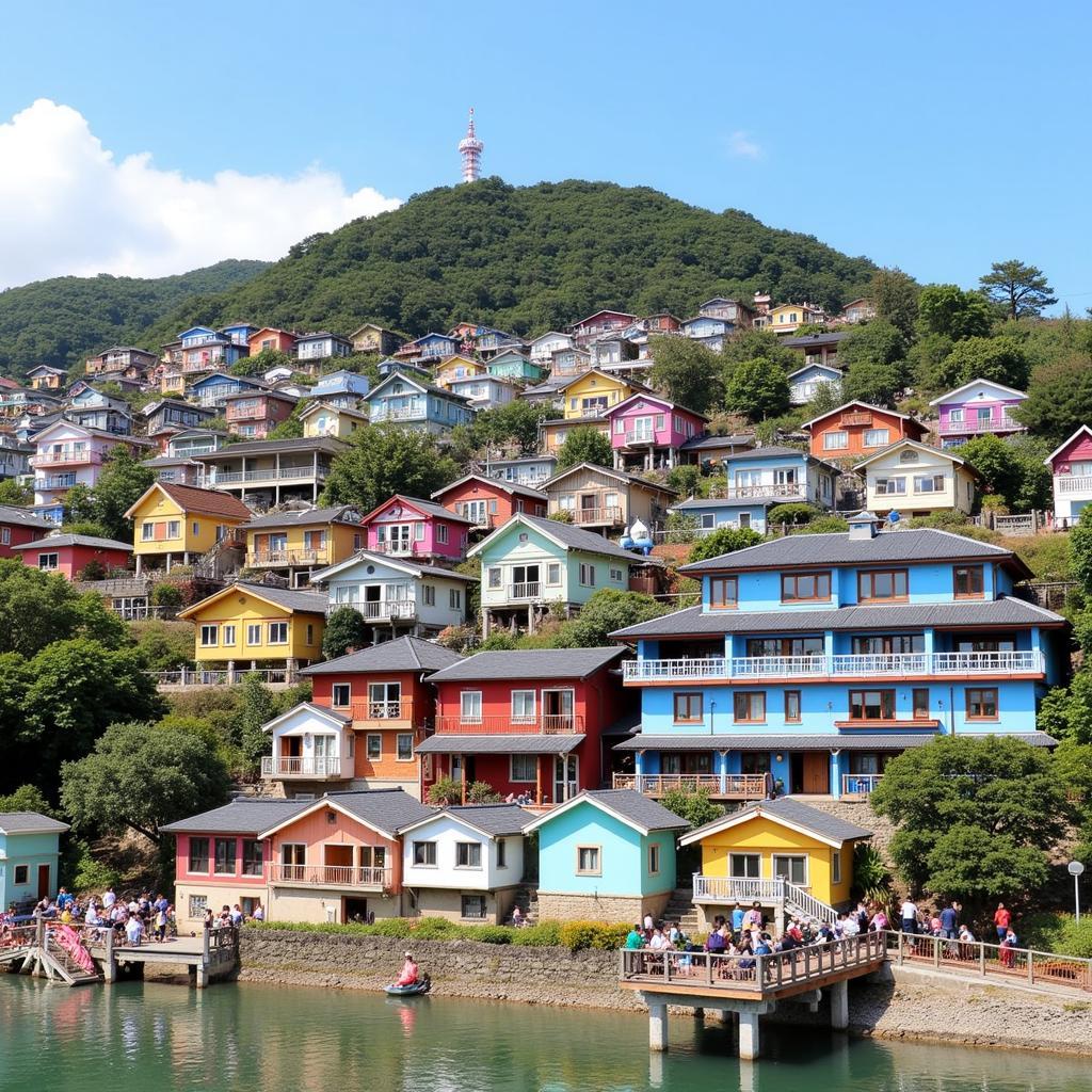 Làng văn hóa Gamcheon, Busan, Hàn Quốc