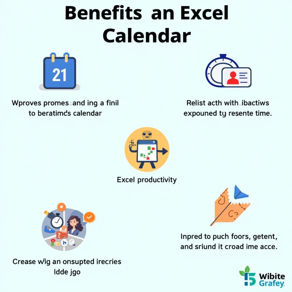 Lợi ích của việc sử dụng lịch Excel