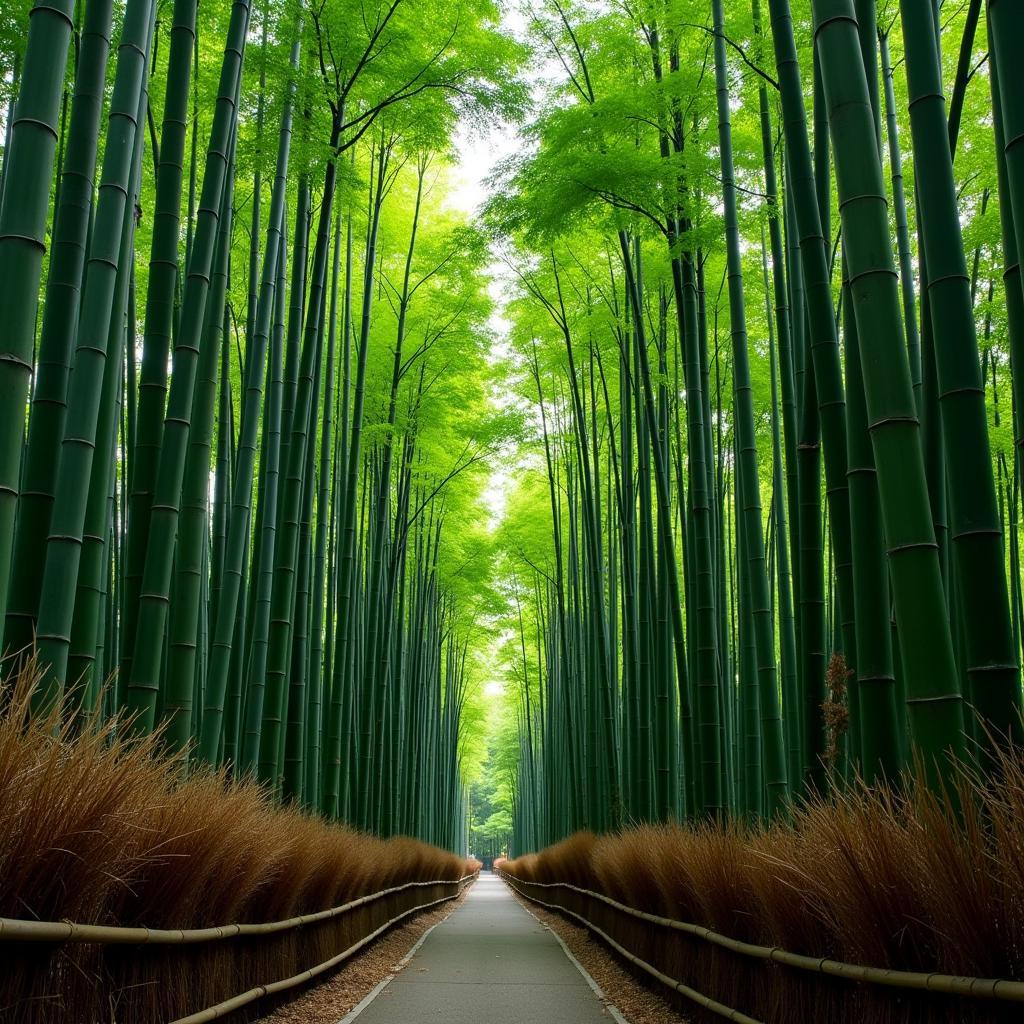 Rừng Tre Arashiyama Kyoto - Khung Cảnh Thơ Mộng