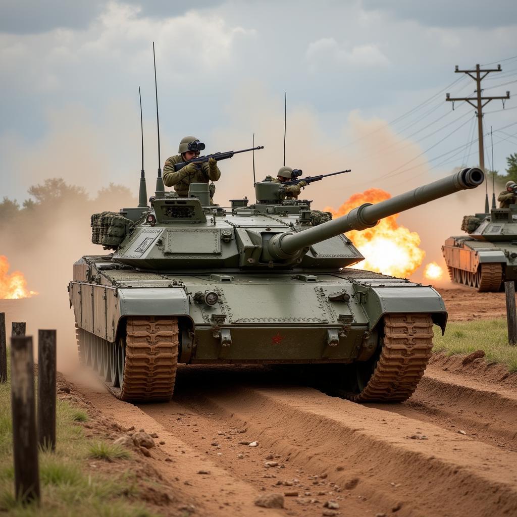 Tank Biathlon Army Games 2022 -  Trận đấu kịch tính