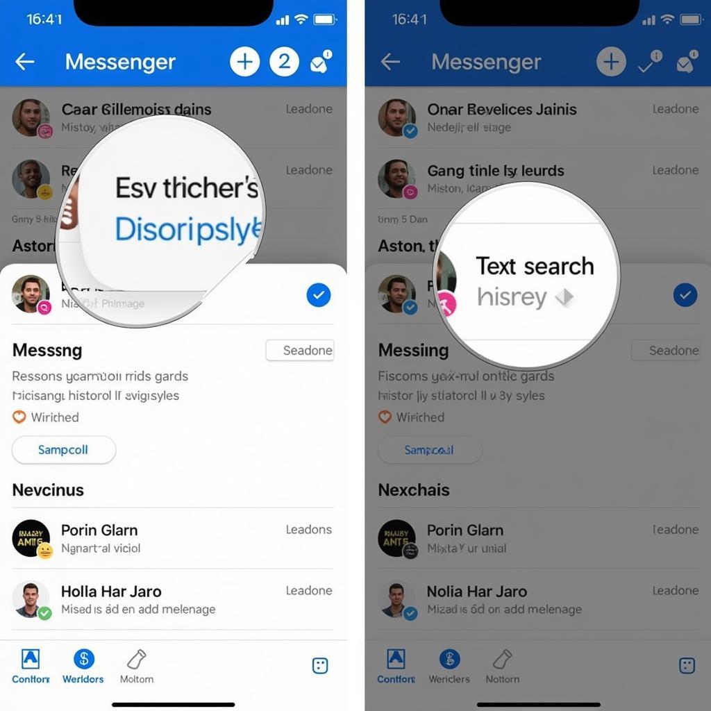 Xóa Lịch Sử Tìm Kiếm Messenger Trên Điện Thoại