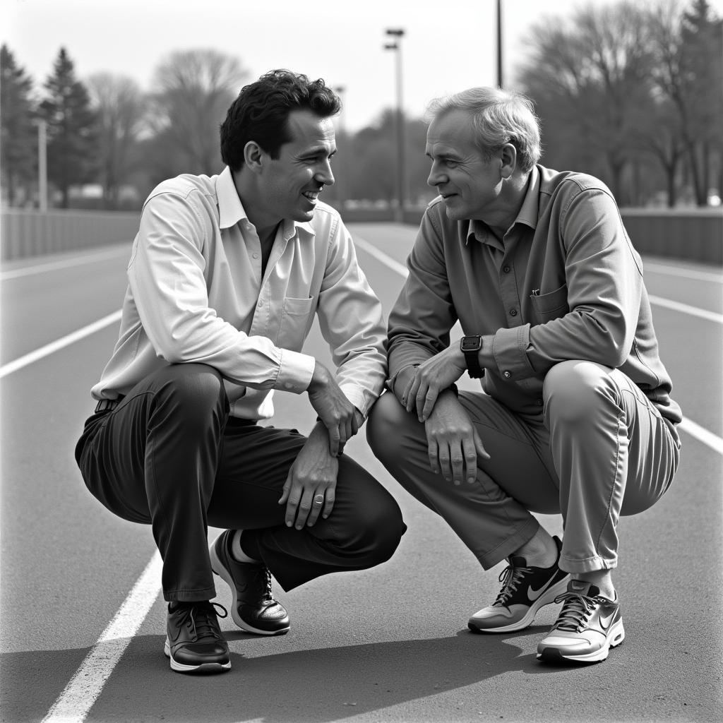 Bill Bowerman và Phil Knight - Những người sáng lập Nike