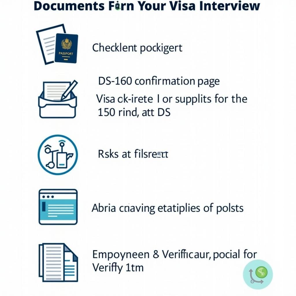 Chuẩn Bị Hồ Sơ Phỏng Vấn Visa Mỹ