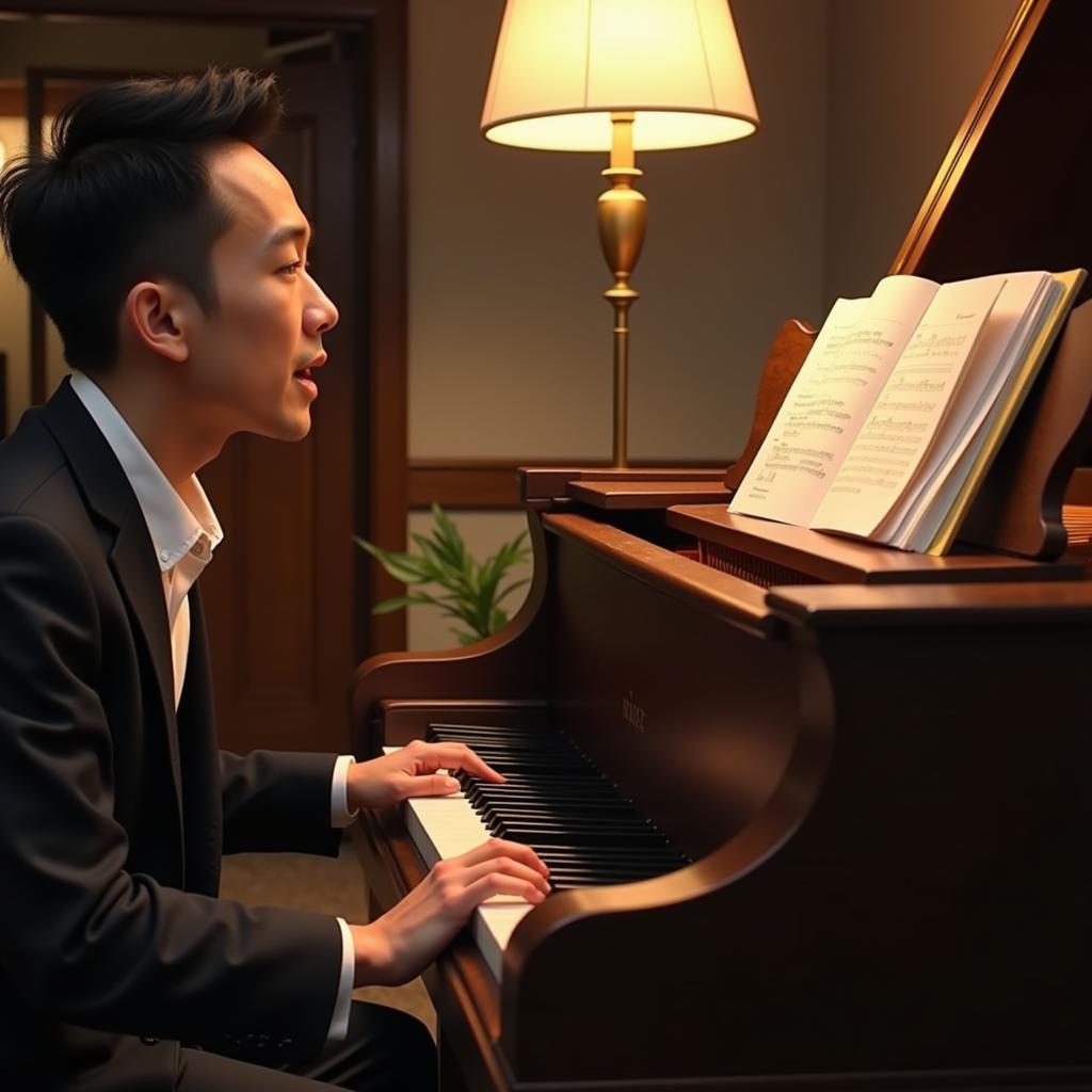 Đào Phở chơi Piano?