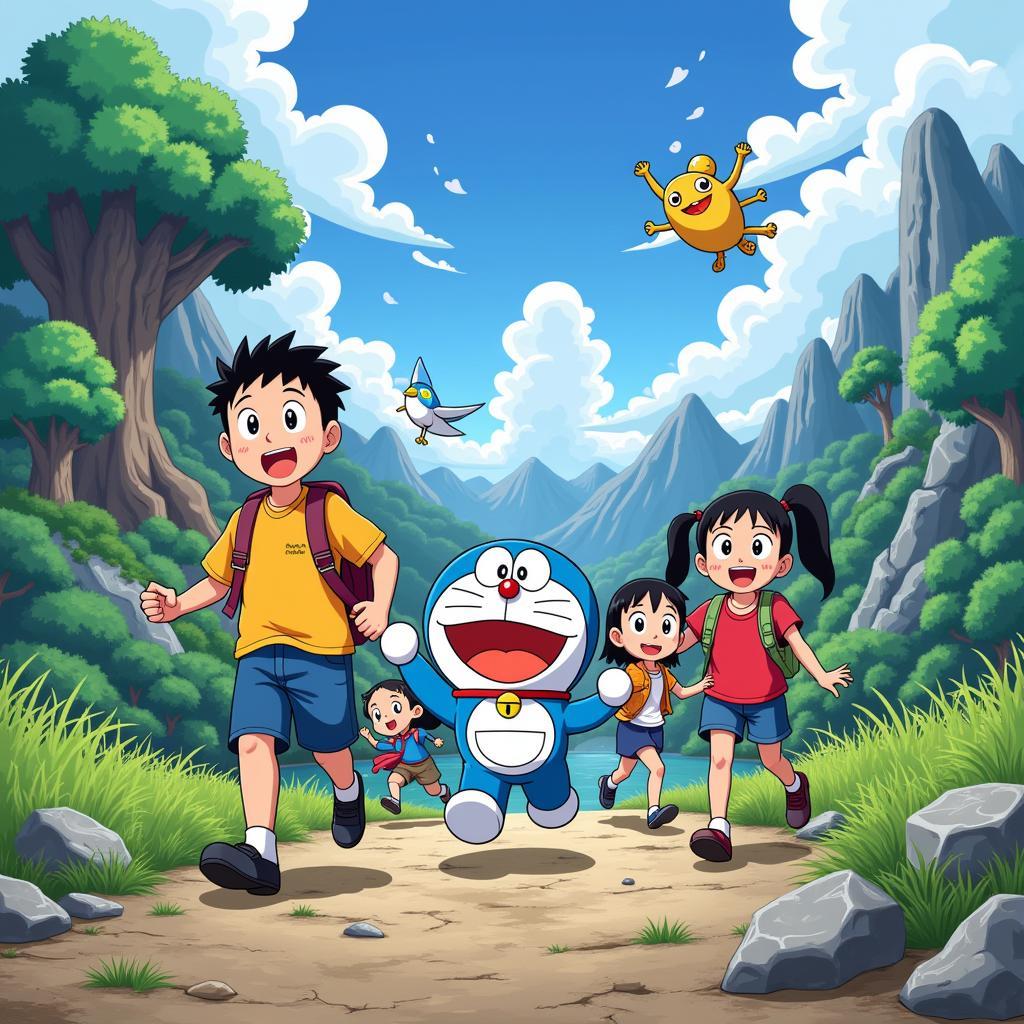 Doraemon và nhóm bạn phiêu lưu trong movie 2023