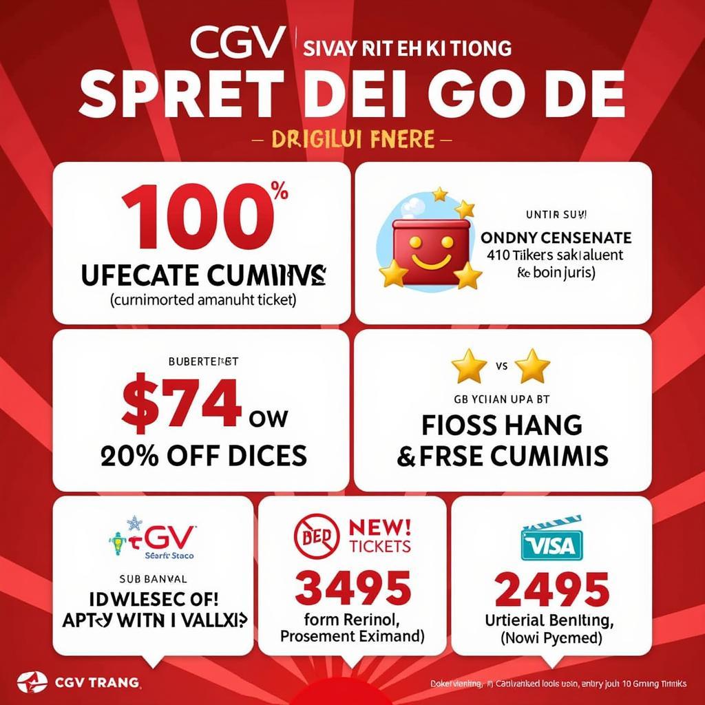 Giá vé và ưu đãi tại CGV Nha Trang