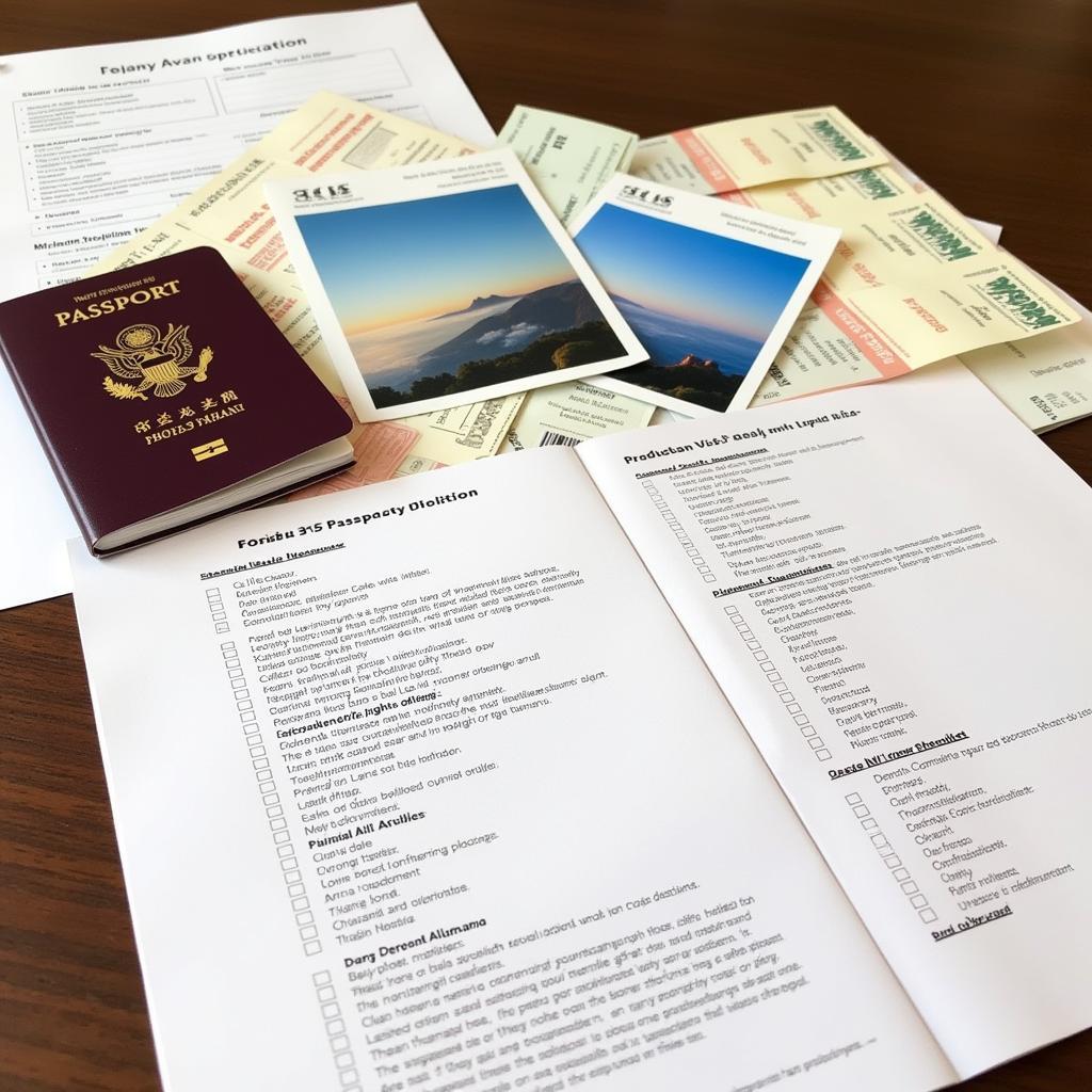 Chuẩn bị hồ sơ xin visa Đài Loan