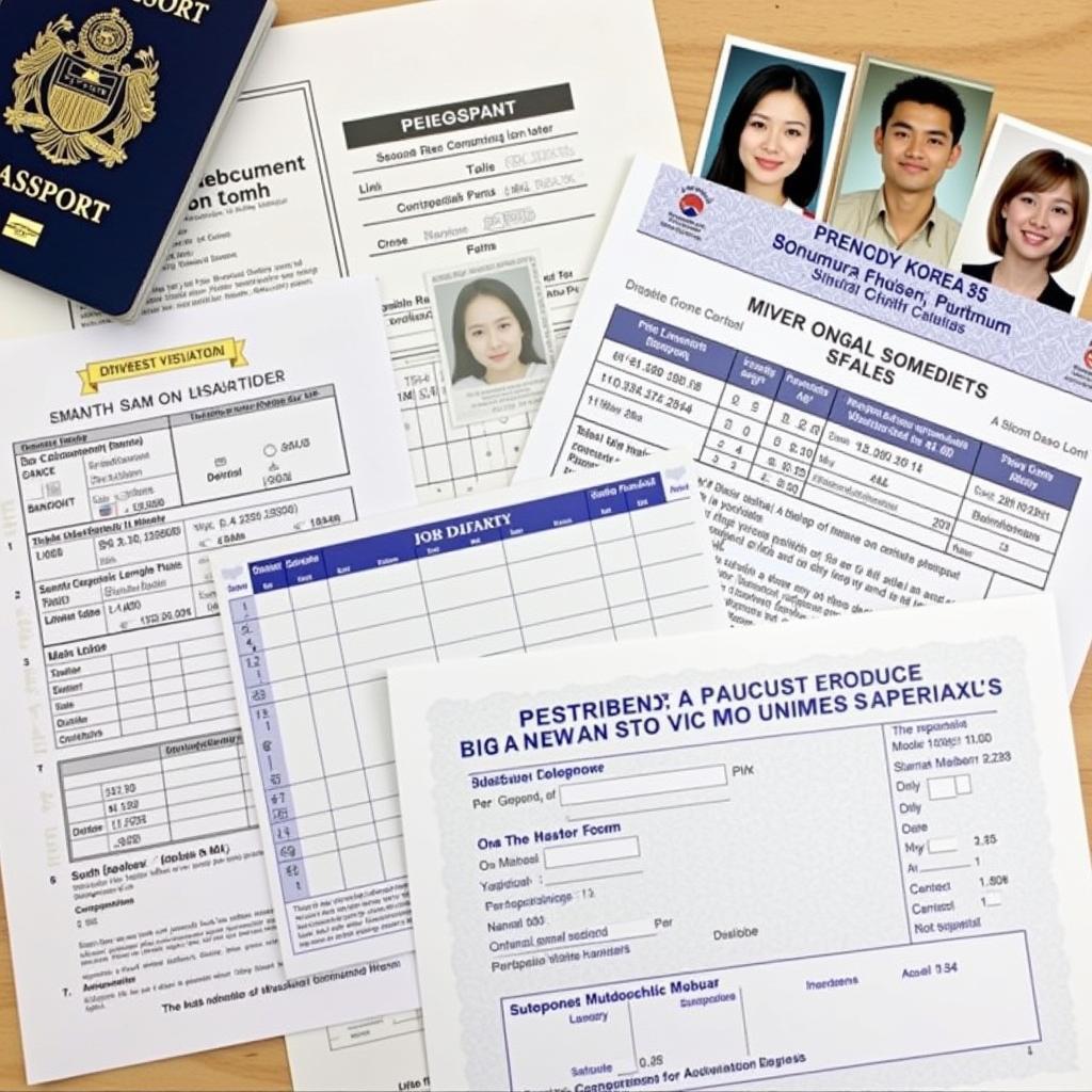 Hồ Sơ Xin Visa Hàn Quốc