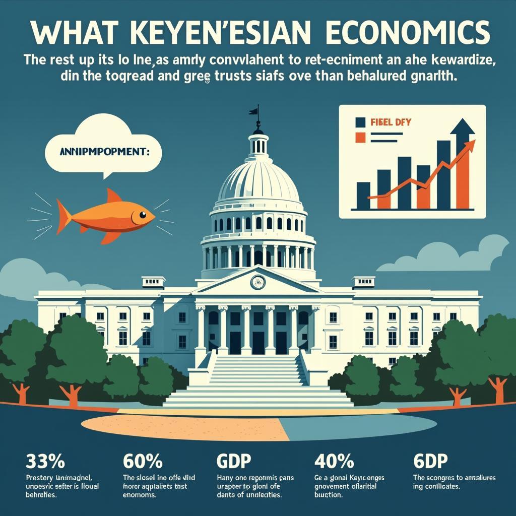 Hình ảnh minh họa về kinh tế học Keynes