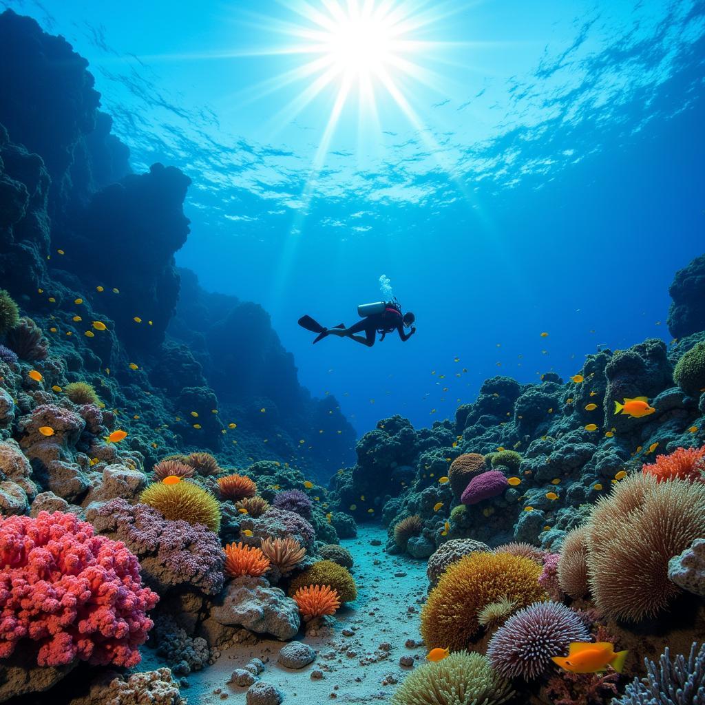 Lặn biển ngắm san hô ở Maldives