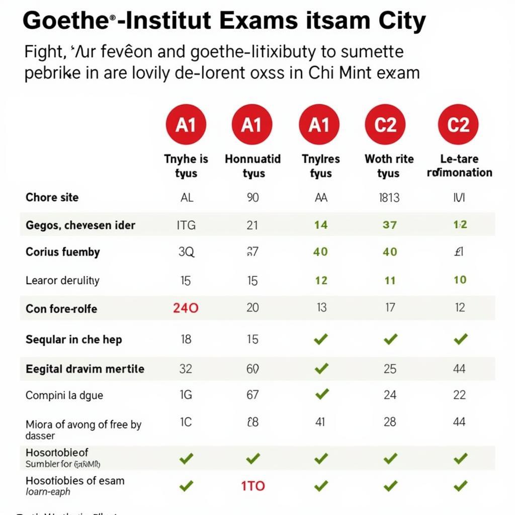 Lệ phí thi Goethe HCM chi tiết