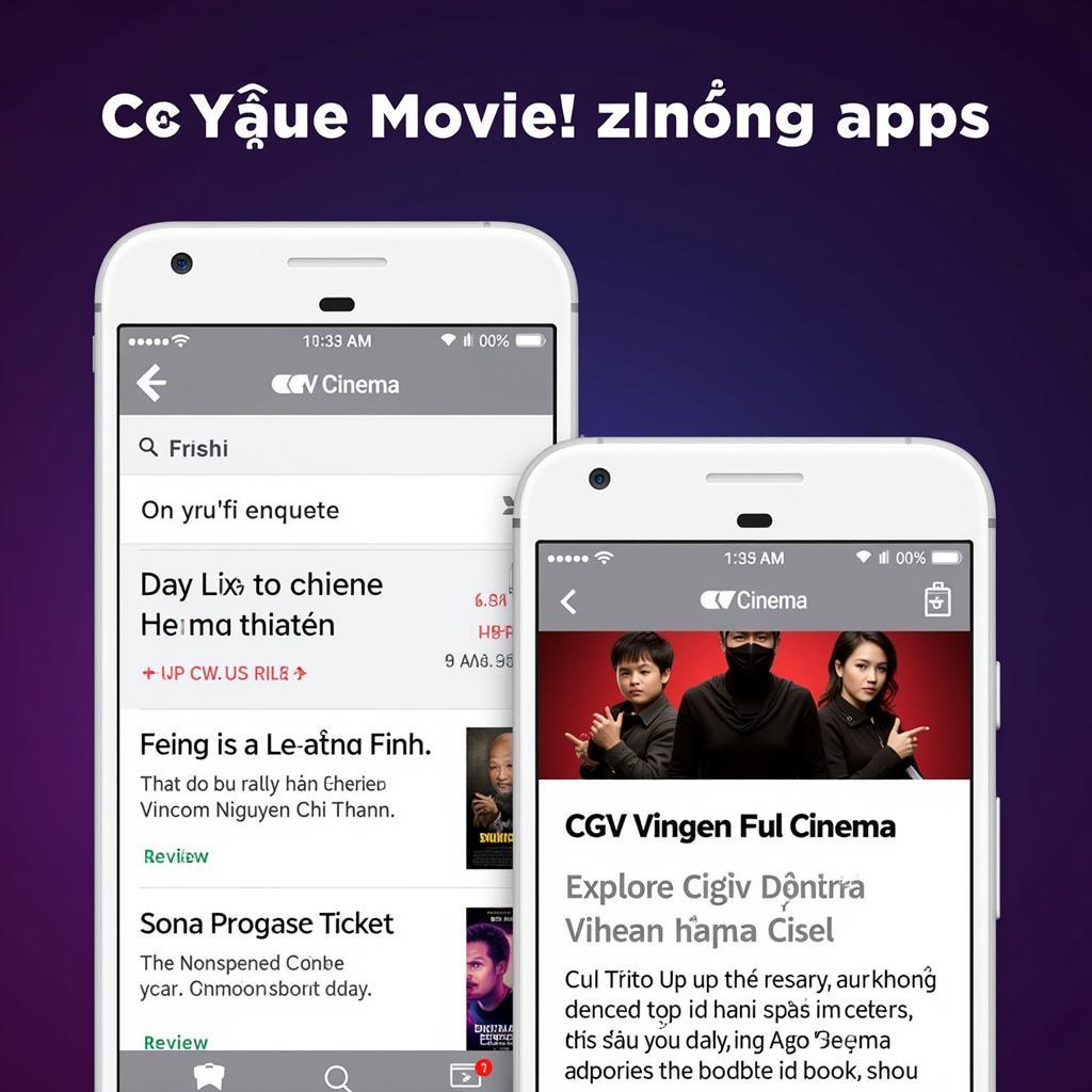 Ứng dụng di động CGV Cinema