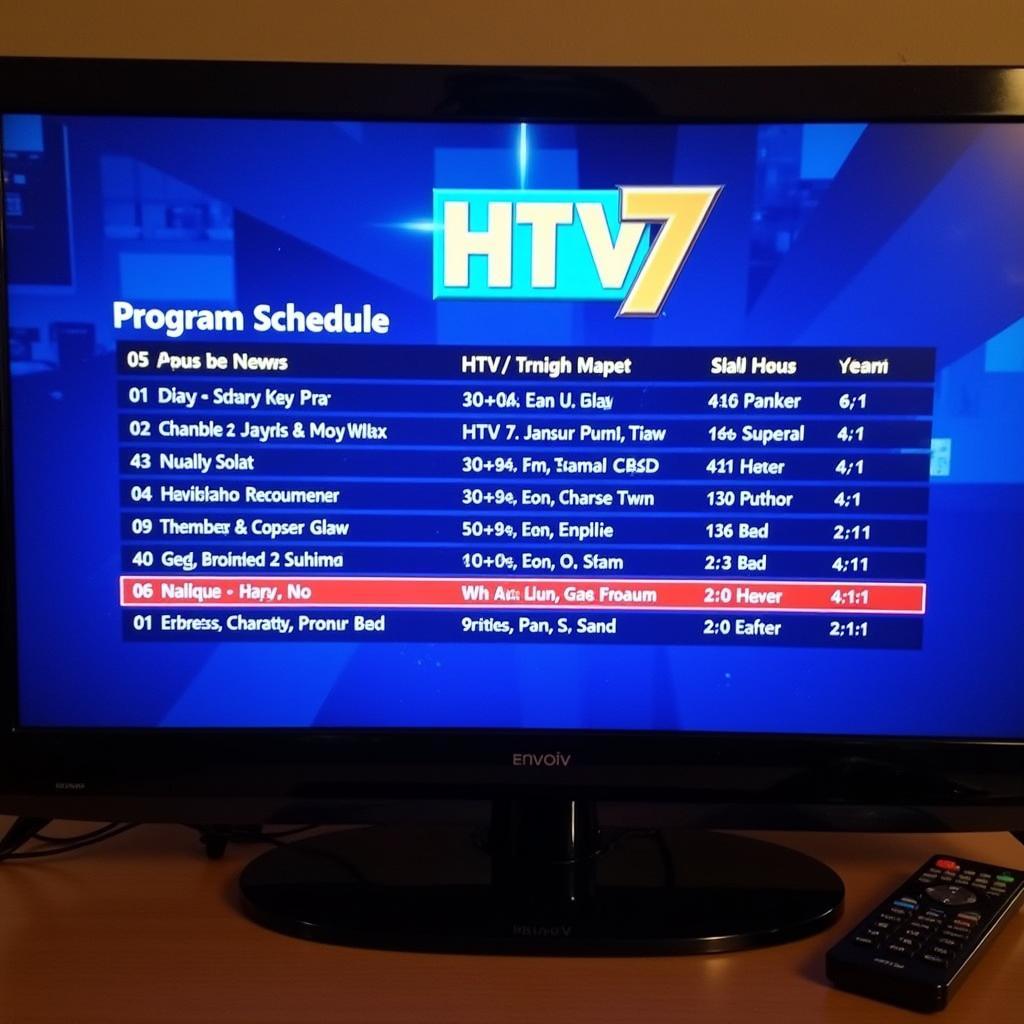 Lịch phát sóng HTV kênh HTV7