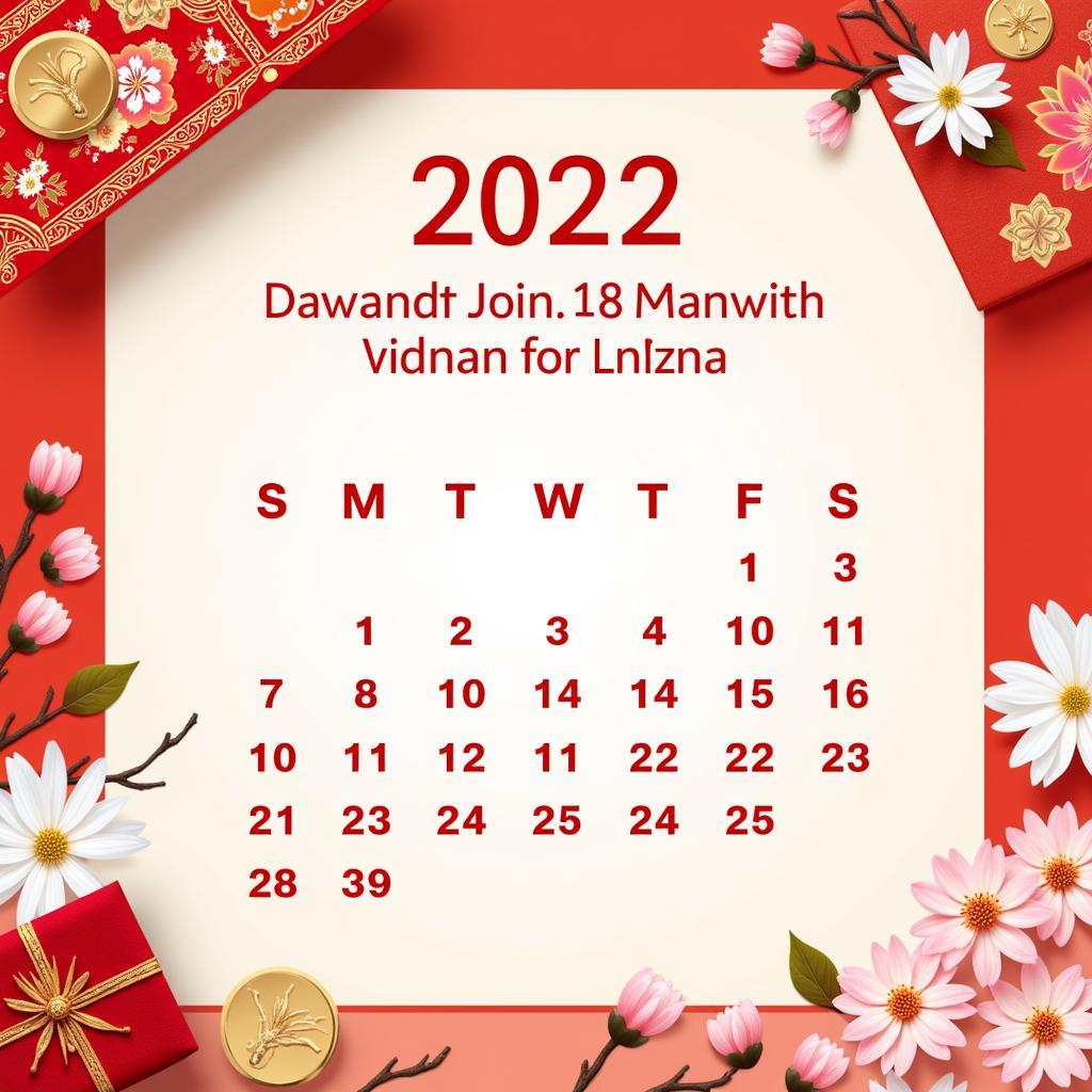 Lịch Tết Âm Lịch Năm 2022: Thông Tin Chi Tiết và Hữu Ích