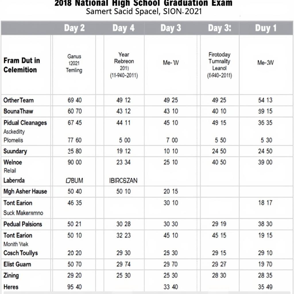 Lịch Thi THPT QG Năm 2018: Thông Tin Cần Biết