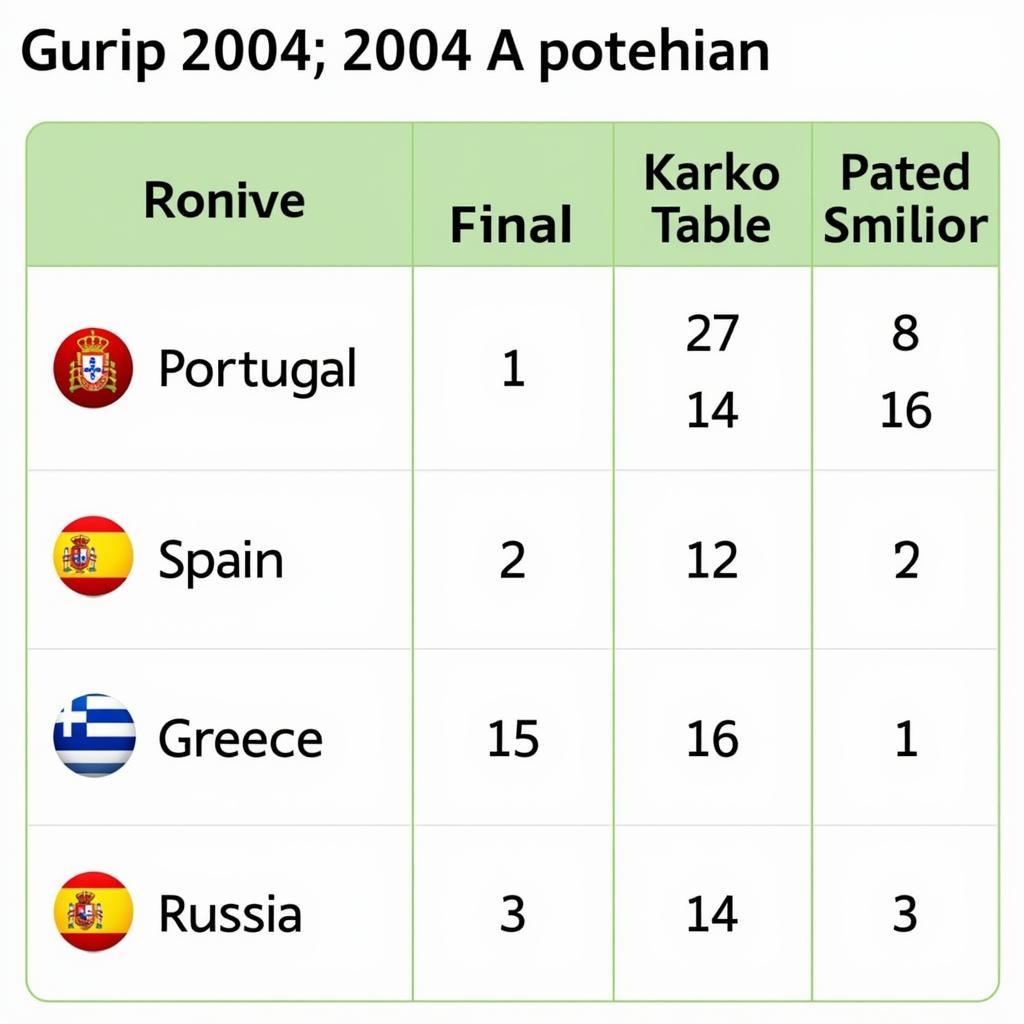 Lịch Thi Đấu Euro Năm 2004: Hành Trình Đầy Kịch Tính