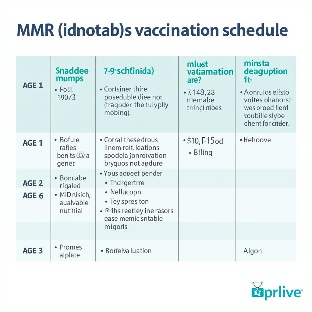 Lịch tiêm sởi quai bị rubella cho trẻ em