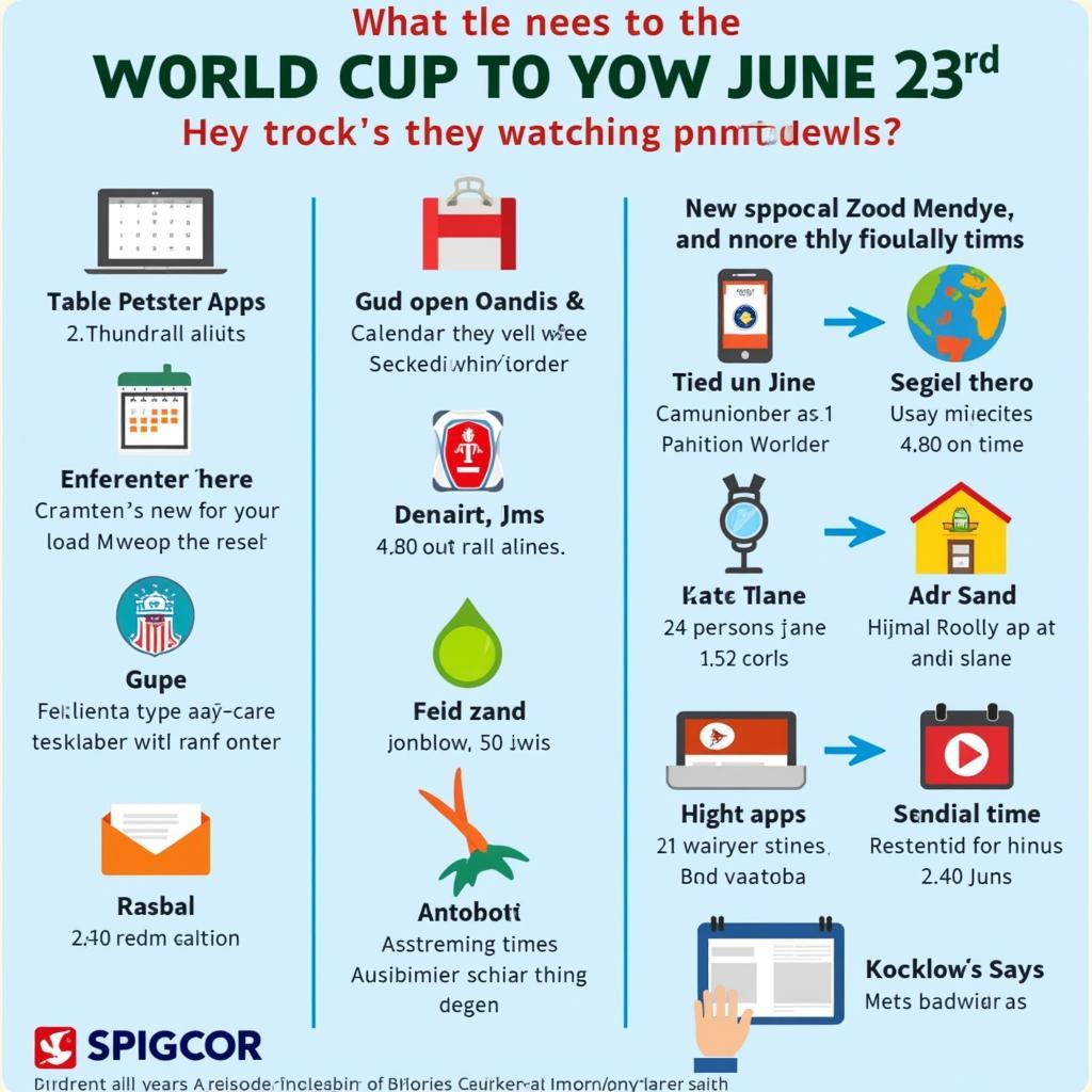 Lịch thi đấu World Cup ngày 23/6 - Mẹo theo dõi